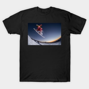 Snowboarding in the mountains T-Shirt